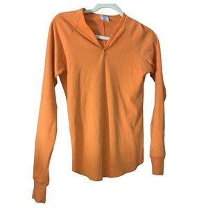 4-rth Thermal V-Neck orange modal shirt